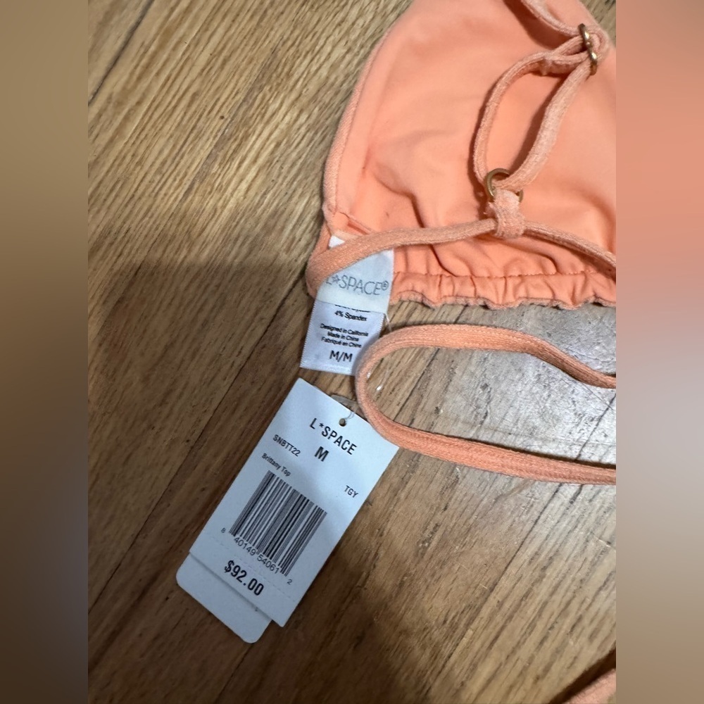 L*Space Brittany Bikini Top in orange - Picture 5 of 5